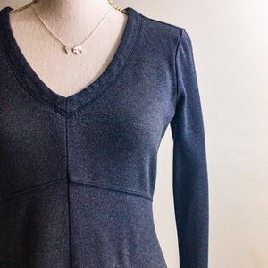 Athleta ‘Celebration’ Knit Charcoal Gray Dress S